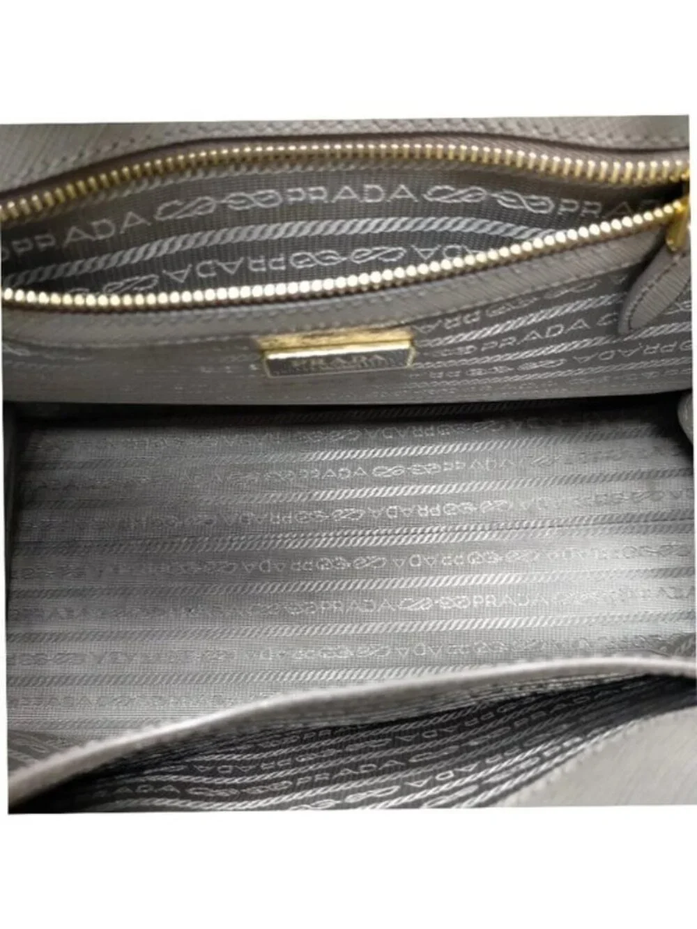 Authentic Prada Galleria Saffiano Lux Tote Bag Leather Shoulder Bag